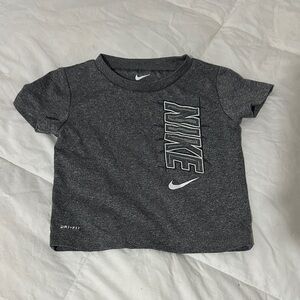 Nike Kids Charcoal Gray Short Sleeve Tee